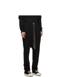 Мужские черные спортивные штаны от Rick Owens DRKSHDW