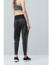 Женские черные спортивные штаны от Mango