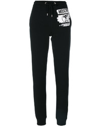 Женские черные спортивные штаны от Moschino
