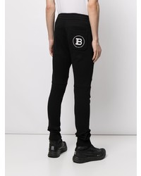 Мужские черные спортивные штаны от Balmain
