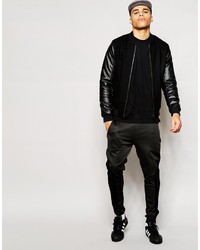 Мужские черные спортивные штаны от Criminal Damage