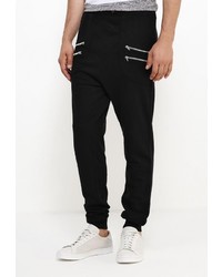 Мужские черные спортивные штаны от Solid