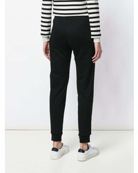 Женские черные спортивные штаны от Moncler