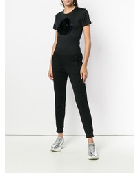 Женские черные спортивные штаны от Moncler