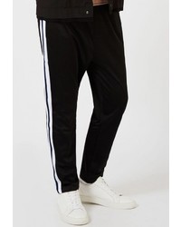 Мужские черные спортивные штаны от Topman