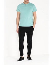 Мужские черные спортивные штаны от Topman