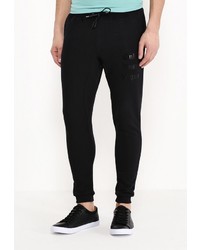 Мужские черные спортивные штаны от Topman