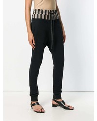 Женские черные спортивные штаны от Ann Demeulemeester