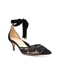 Черные туфли в сеточку от Marion Parke