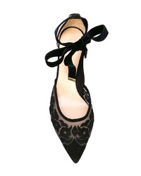 Черные туфли в сеточку от Marion Parke