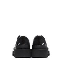 Черные туфли дерби из плотной ткани от Givenchy