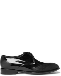 Черные туфли дерби от Alexander McQueen