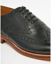 Черные туфли дерби от Grenson