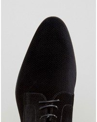 Черные туфли дерби от Hugo Boss