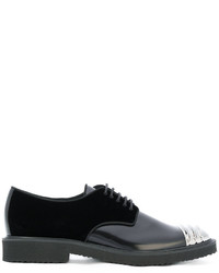 Черные туфли дерби от Giuseppe Zanotti Design