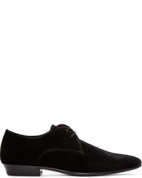 Черные туфли дерби от Saint Laurent