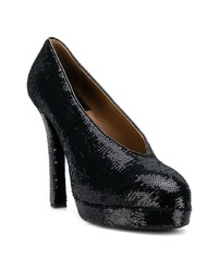 Черные туфли с пайетками от Laurence Dacade