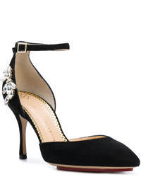 Черные туфли от Charlotte Olympia