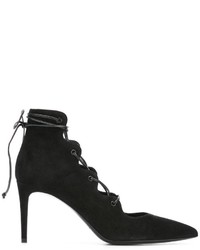 Черные туфли от Saint Laurent