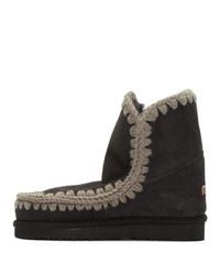 Черные угги от Mou