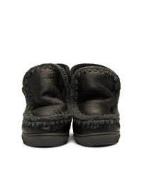 Черные угги от Mou