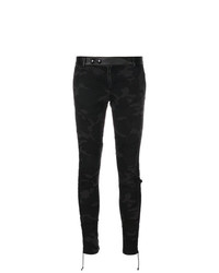 Черные узкие брюки с камуфляжным принтом от Faith Connexion