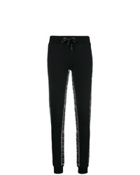 Черные узкие брюки с украшением от Philipp Plein