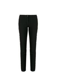 Черные узкие брюки с шипами от Philipp Plein