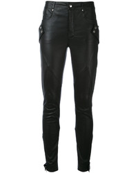 Черные узкие брюки от Alexander McQueen