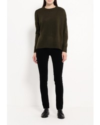 Черные узкие брюки от Baon