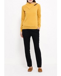 Черные узкие брюки от Baon