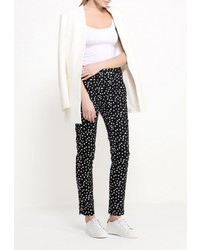 Черные узкие брюки от Bestia