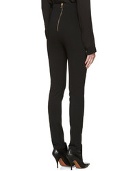 Черные узкие брюки от Balmain