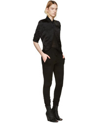 Черные узкие брюки от Haider Ackermann