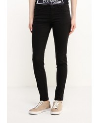 Черные узкие брюки от Bruebeck