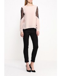 Черные узкие брюки от Bruebeck