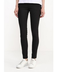 Черные узкие брюки от Bruebeck