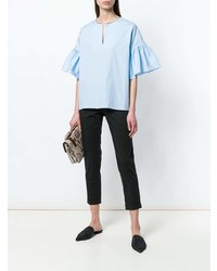 Черные узкие брюки от Fay