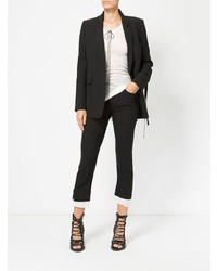 Черные узкие брюки от Ann Demeulemeester