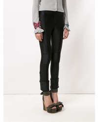 Черные узкие брюки от Andrea Bogosian