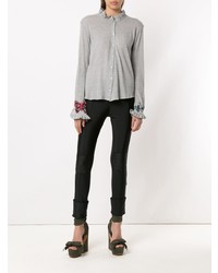 Черные узкие брюки от Andrea Bogosian