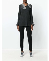 Черные узкие брюки от D-Exterior