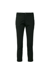 Черные узкие брюки от Fay