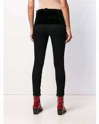Черные узкие брюки от Unravel Project
