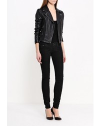 Черные узкие брюки от Gas