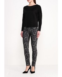 Черные узкие брюки от Gas