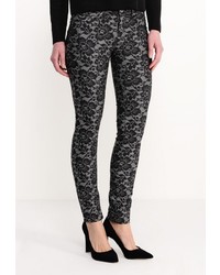 Черные узкие брюки от Gas