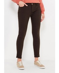 Черные узкие брюки от Gas