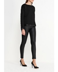 Черные узкие брюки от Gas