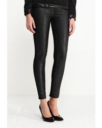 Черные узкие брюки от Gas